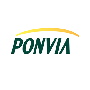 Ponvia Technology, Inc. logo Art Direction by: Bart Crosby, Crosby Associates